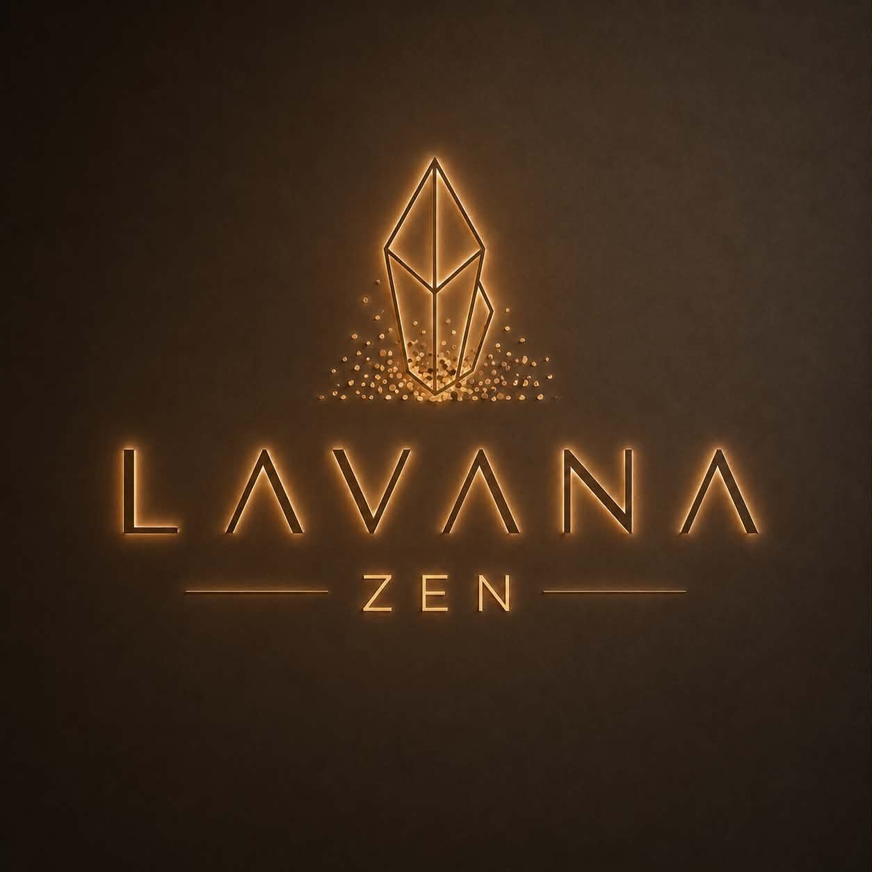 Lavana Zen logo – salt crystal